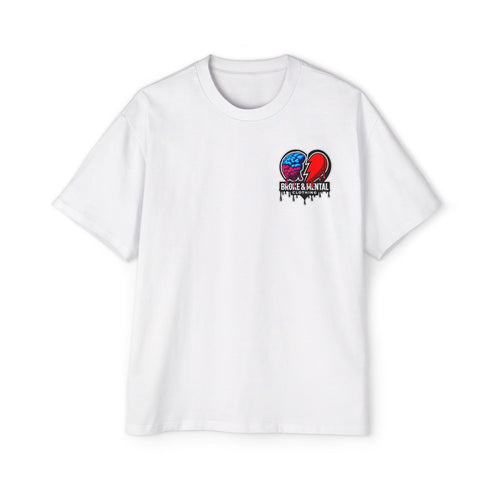 Broke & Mental Graphic Tee — Oversized Men’s Streetwear T-Shirt