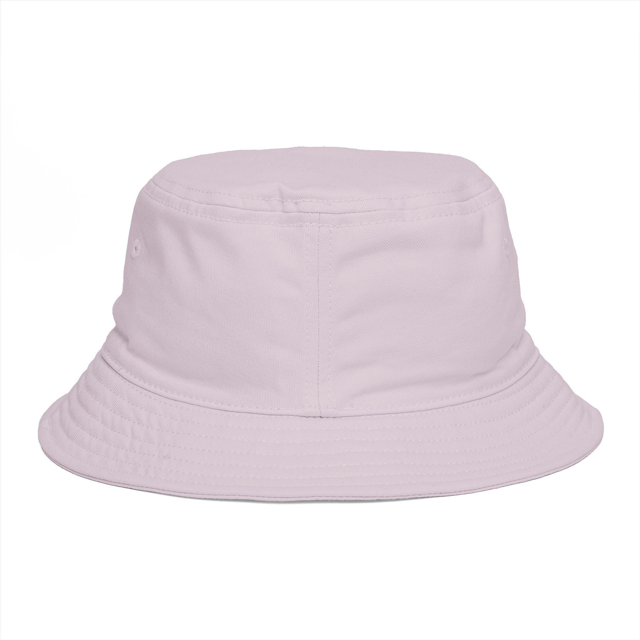 Bucket Hat — "Broke & Mental" Retro Patch Cotton Bucket Hat