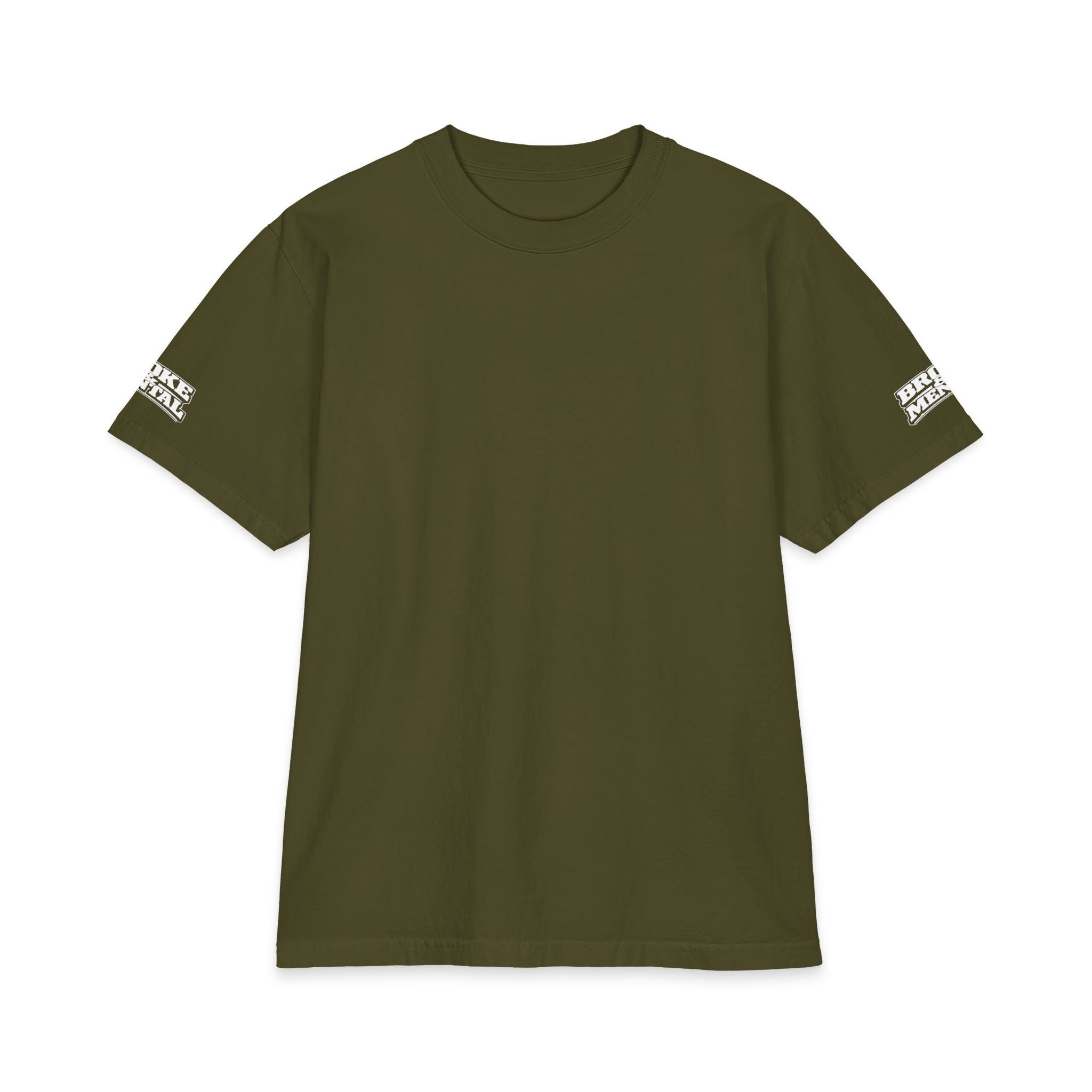Broken Heart Brain Graphic Tee — "Broke & Mental" Streetwear T‑Shirt