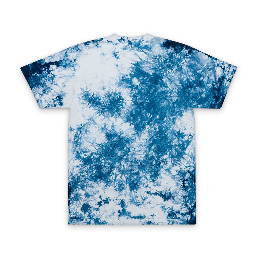 Tie-Dye Embroidered T-Shirt – Black Cloud Oversized Tee