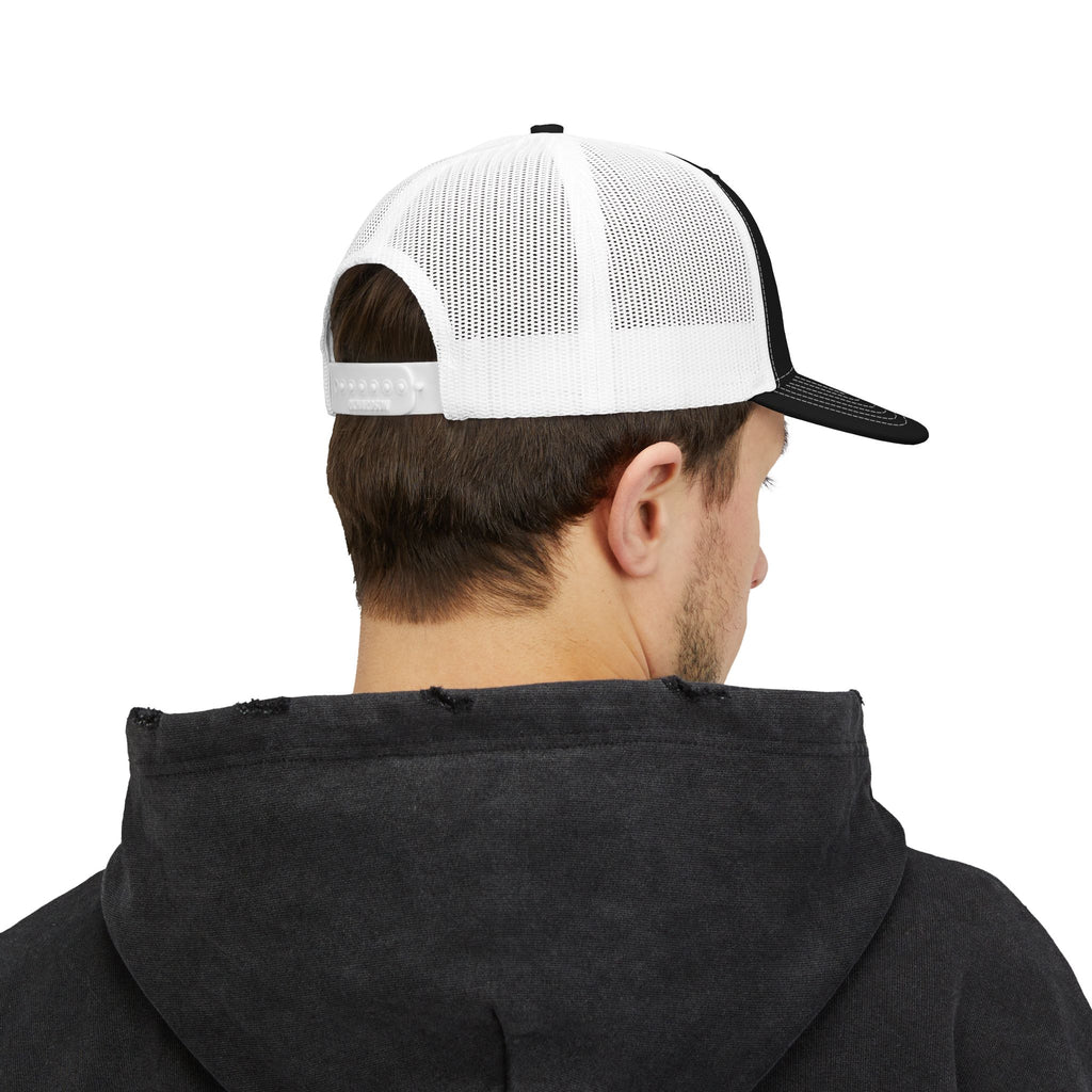 Trucker Cap – 'Broke Mental' Retro Patch Snapback