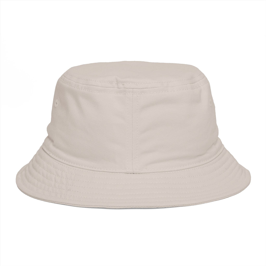 Bucket Hat — "Broke & Mental" Retro Patch Cotton Bucket Hat