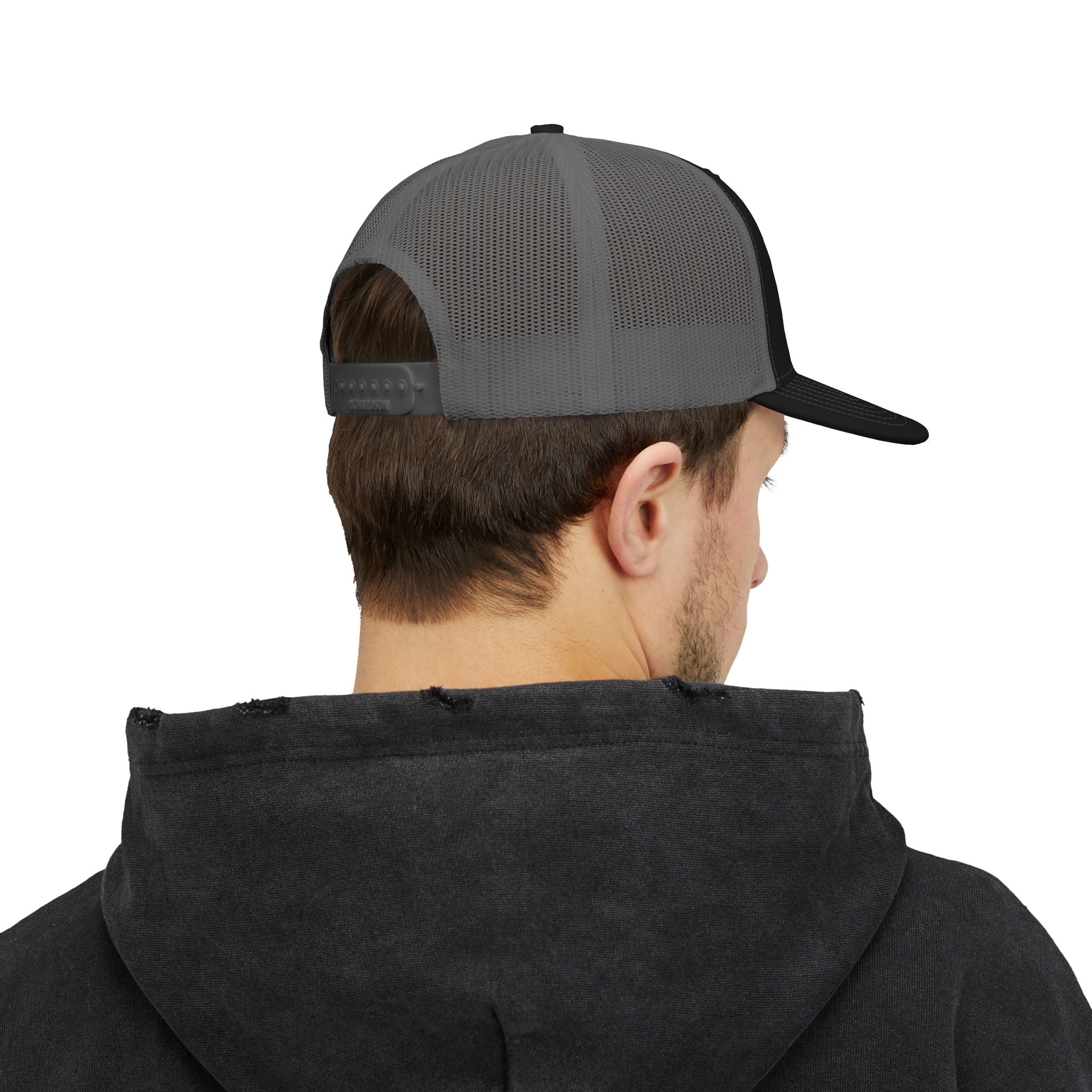 Trucker Cap – 'Broke Mental' Retro Patch Snapback