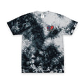 Tie-Dye Embroidered T-Shirt – Black Cloud Oversized Tee
